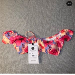 Aloha print bathing suit top (Lexbreezy hawaii)
